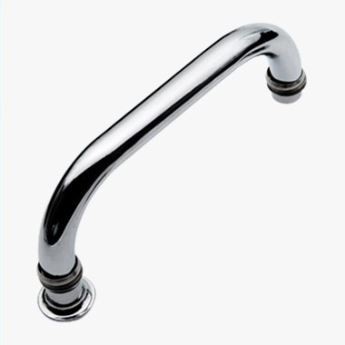 2 छेद वाले शावर कक्ष के दरवाजे के लिए सी आकार के स्टेनलेस हैंडल